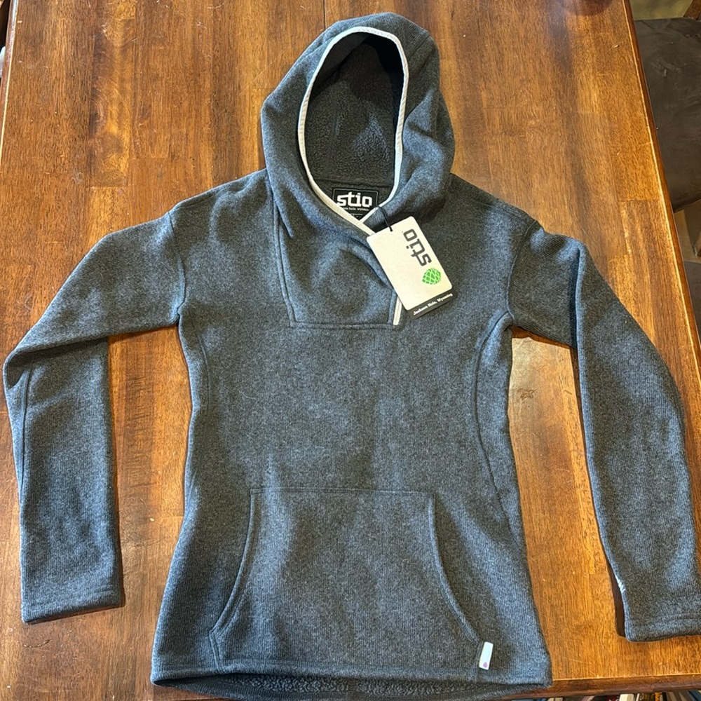 Stio Sweetwater fleece, size XXS, color Gray, NWT